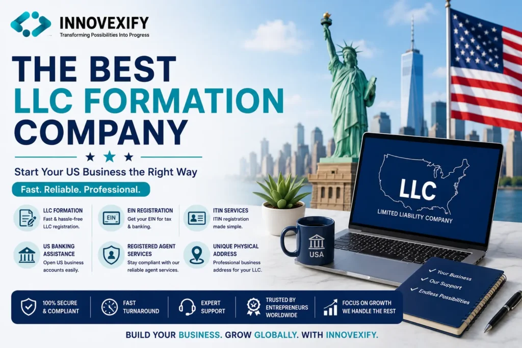 Best LLC Formation Company in 2026 – Innovexify
