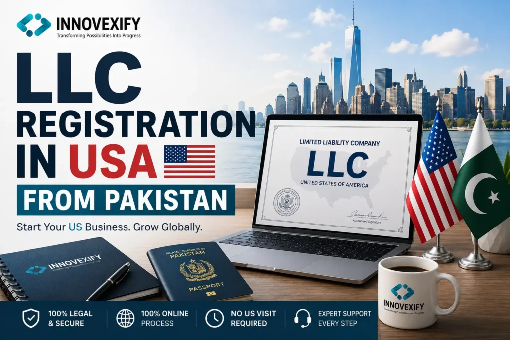 LLC Registration in USA from Pakistan (2026 Guide)