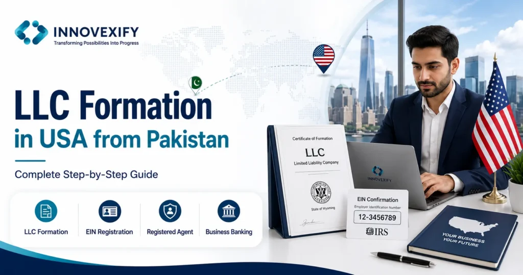 LLC Formation in USA from Pakistan | Complete Process