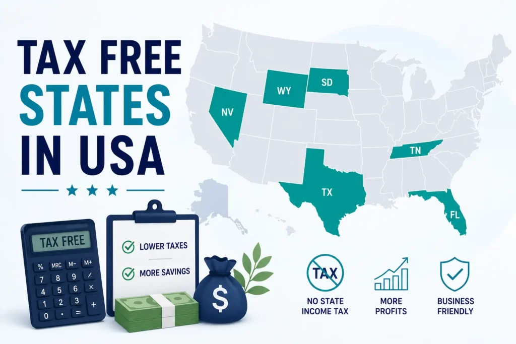 Tax Free States in USA for LLC