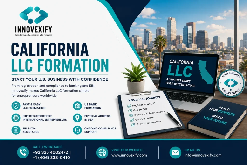 California LLC Formation: Register Your California LLC with Innovexify