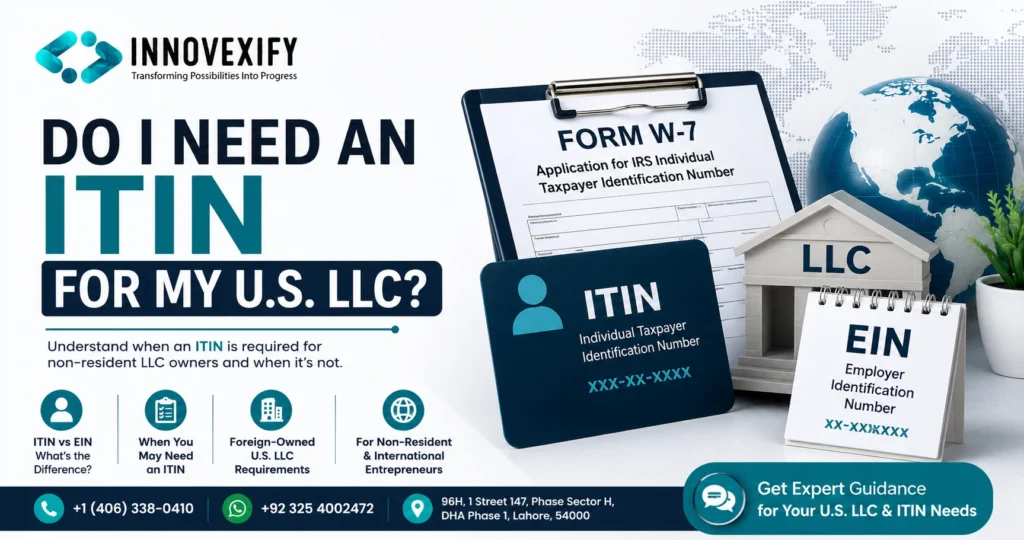 Do I need an ITIN for my U.S. LLC for non-resident owners