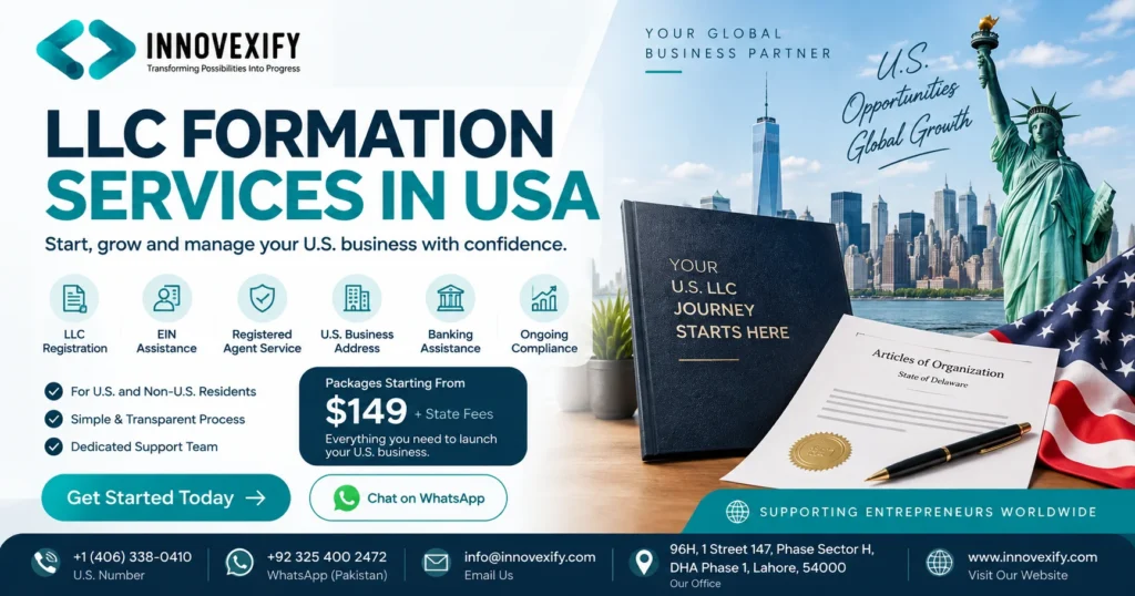 LLC formation services in USA for entrepreneurs and non-residents